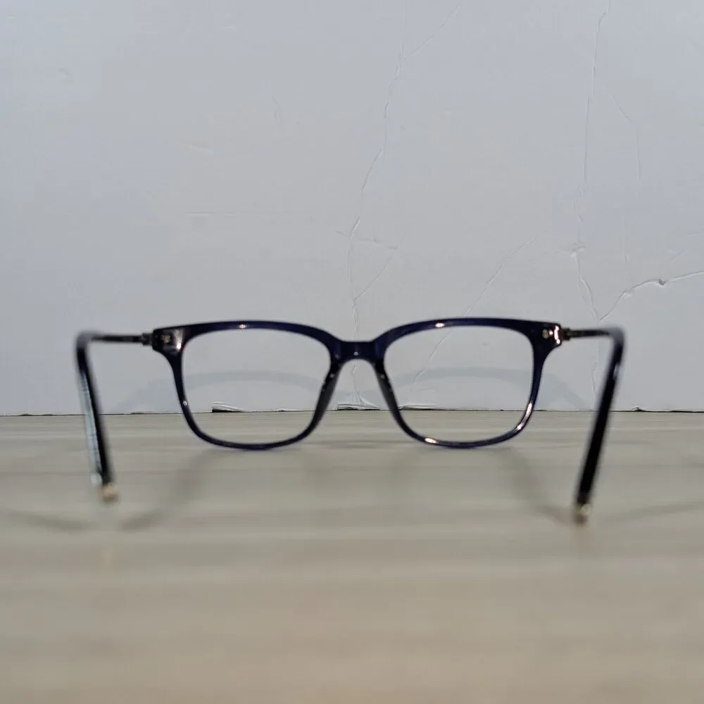 Zenni Eyeglass Frames Blue Brown Gradient Rectangular RX Glasses